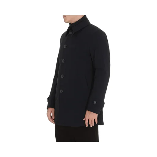Buttoned Down High-Neck Coat