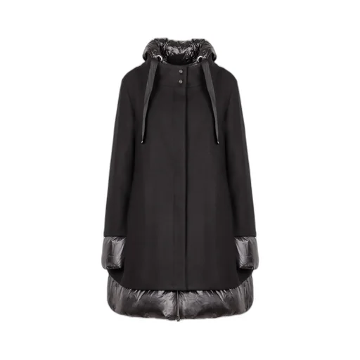 Drawstring Hooded Parka