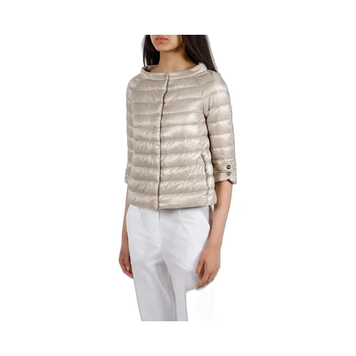 Cropped Sleeve Down Jacket