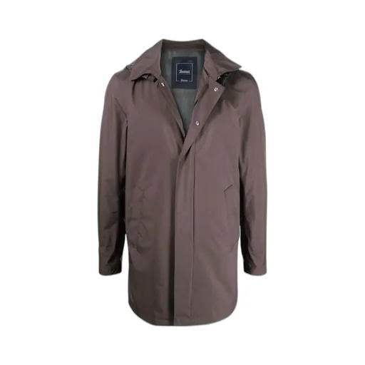 Hooded Zip-Up Raincoat