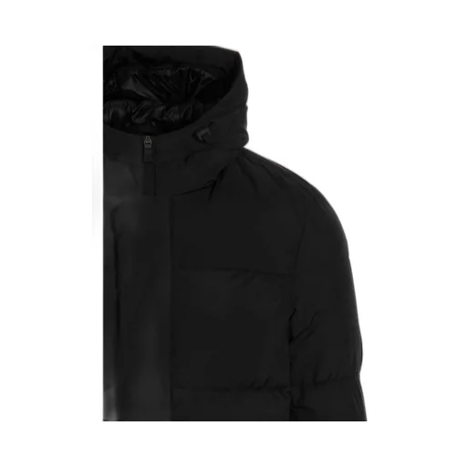 Drawstring Hooded Parka Coat