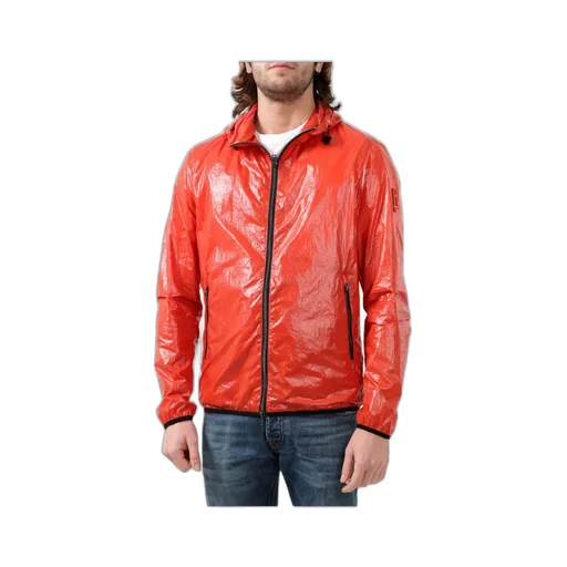 High-Shine Logo-Patch Jacket