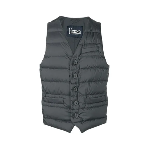 Padded Button-Up Gilet