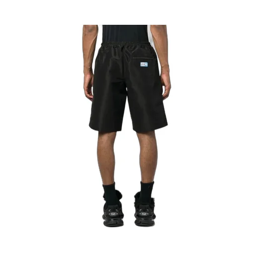 Logo Patch Knee-Length Track Shorts
