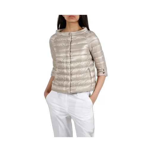 Cropped Sleeve Down Jacket