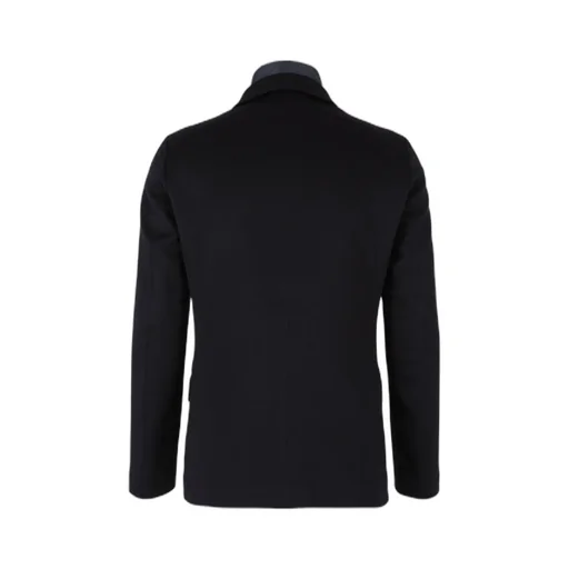 Single-Breasted Layered Padded Blazer