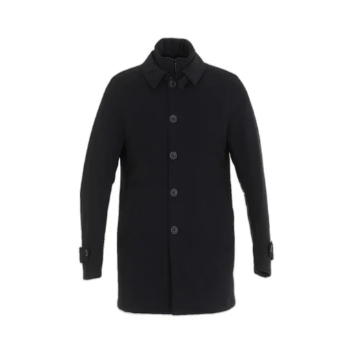 Buttoned Down High-Neck Coat