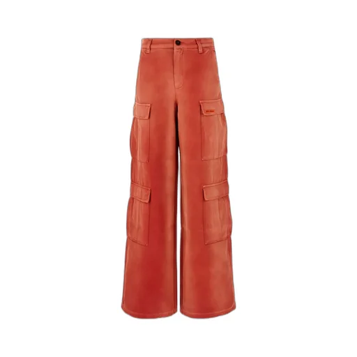 High-Waisted Wide-Leg Cargo Pants