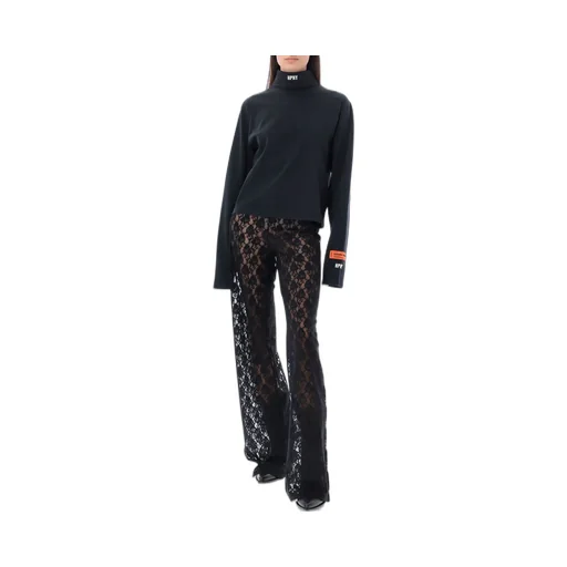 Logo Embroidered Roll Neck Sweater