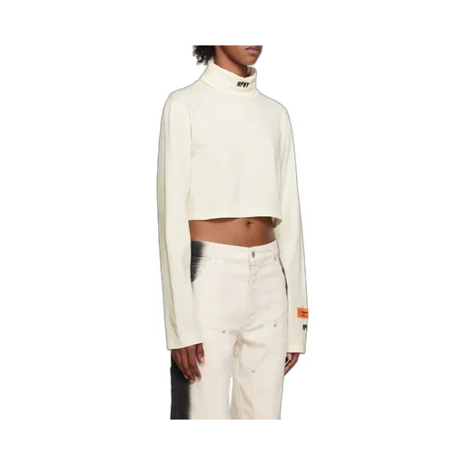 Hpny Crop Long Sleeve Rollneck
