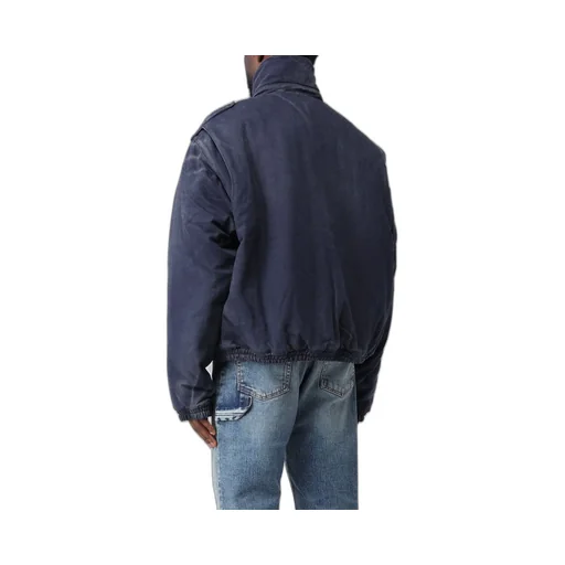 Eagle-Patch Distressed-Effect Jacket