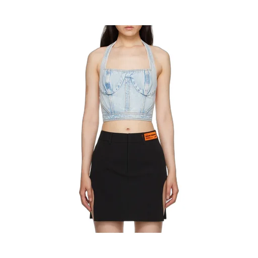 Denim Cropped Top