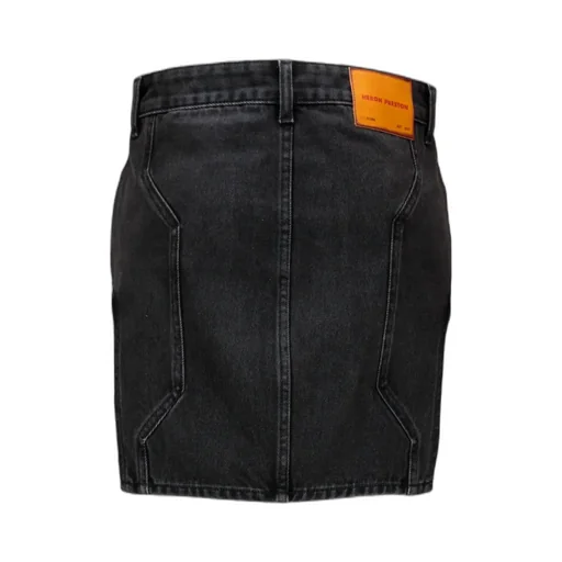 Decal Denim Skirt
