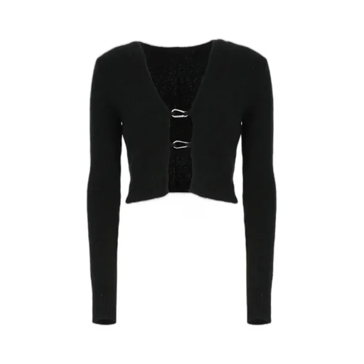 Open-Front Knitted Cardigan