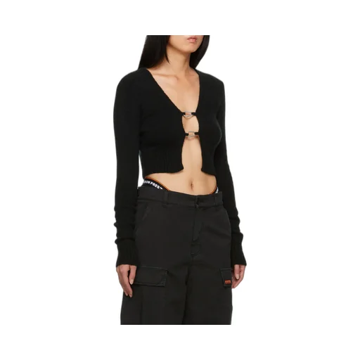 Open-Front Knitted Cardigan