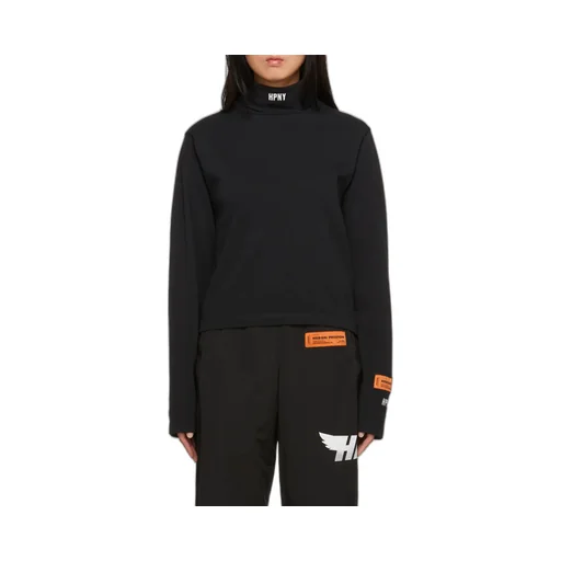 Logo Embroidered Roll Neck Sweater