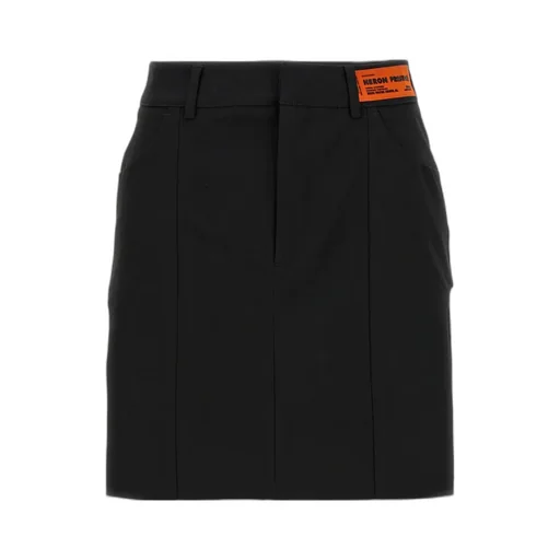Logo Patch Cut-Out Skirt