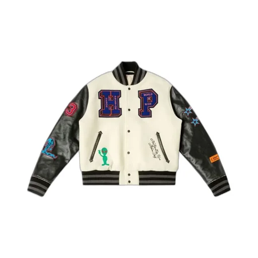 Hp Patches Varsity Bomber Jacket