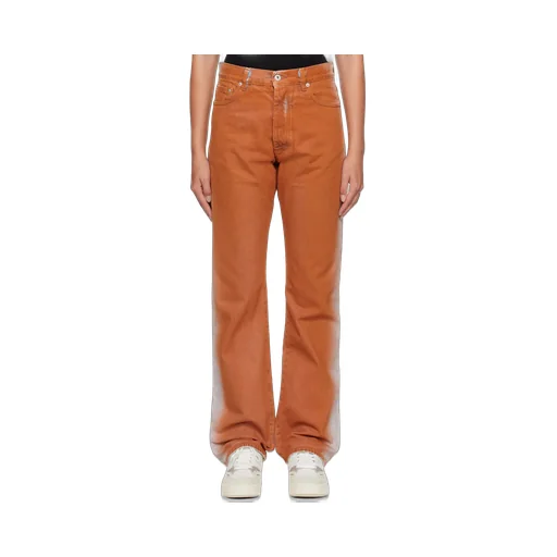 Gradient Effect Straight-Leg Jeans
