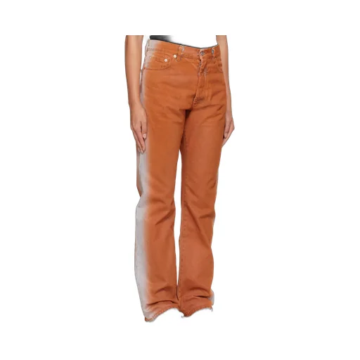 Gradient Effect Straight-Leg Jeans