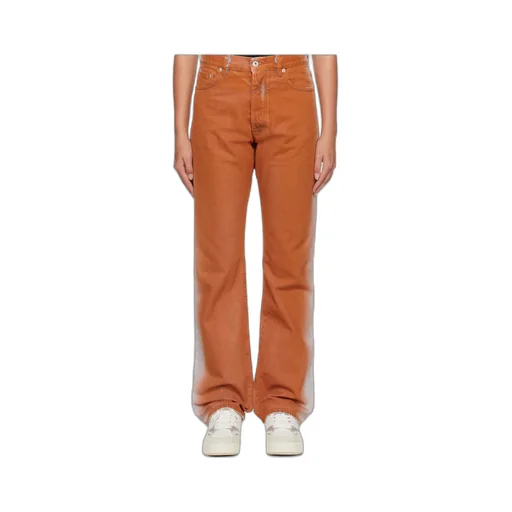 Gradient Effect Straight-Leg Jeans