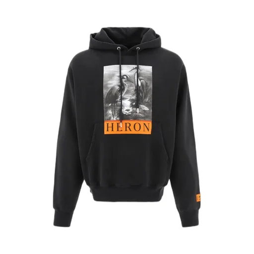 Graphic Printed Drawstring Hoodie
