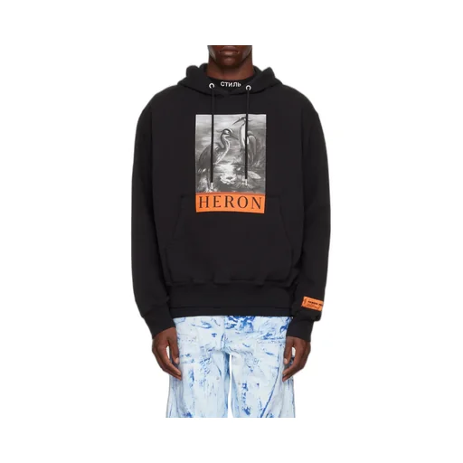 Graphic Printed Drawstring Hoodie
