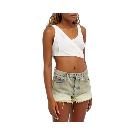 Twisted Pleated Short Vest