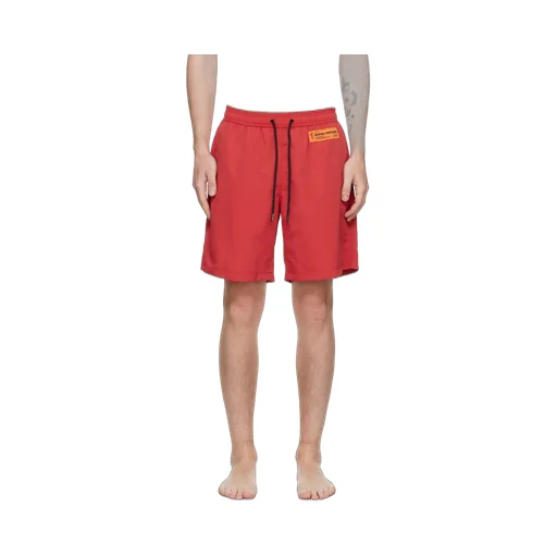 Logo Patch Drawstring Shorts