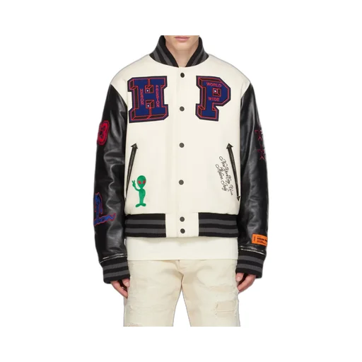 Hp Patches Varsity Bomber Jacket