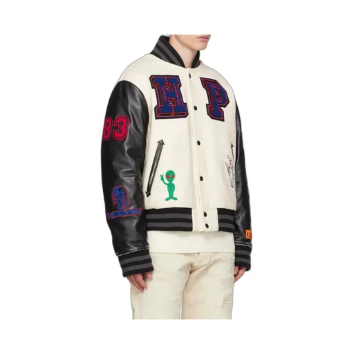 Hp Patches Varsity Bomber Jacket