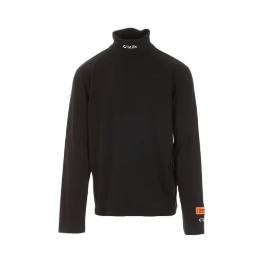 Logo Embroidered Turtleneck Pullover