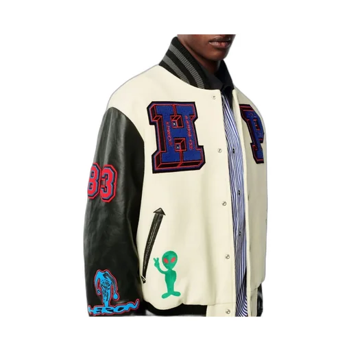Hp Patches Varsity Bomber Jacket