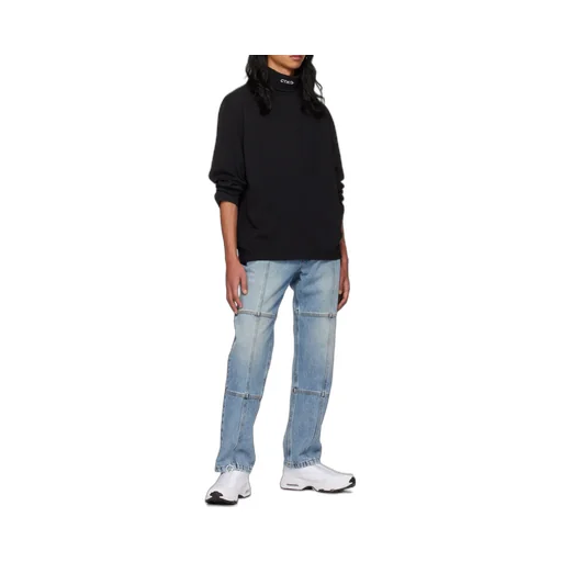 Logo Embroidered Turtleneck Pullover