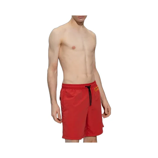 Logo Patch Drawstring Shorts