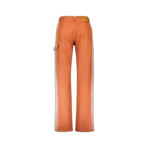 Gradient Effect Straight-Leg Jeans