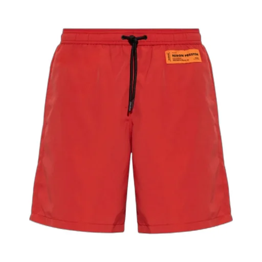 Logo Patch Drawstring Shorts