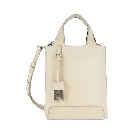 Logo Embossed Top Handle Bag