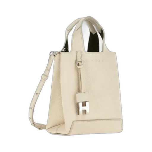 Logo Embossed Top Handle Bag