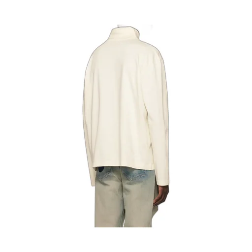 Logo Embroidered Roll Neck T-Shirt