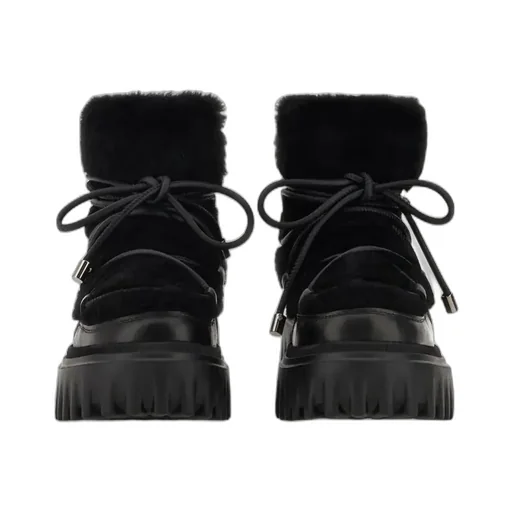 Fur-Trimmed Boots