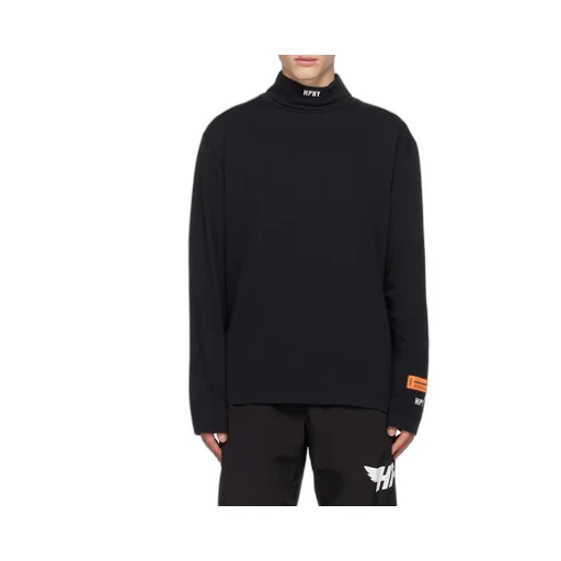Logo Embroidered Long-Sleeved T-Shirt
