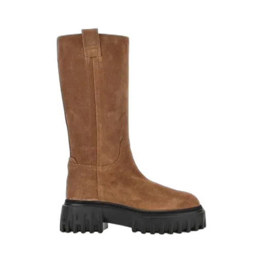 Lug-Sole Side Zipped Boots