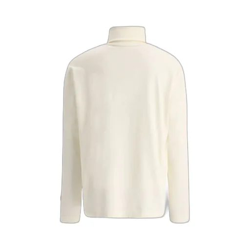 Logo Embroidered Roll Neck T-Shirt