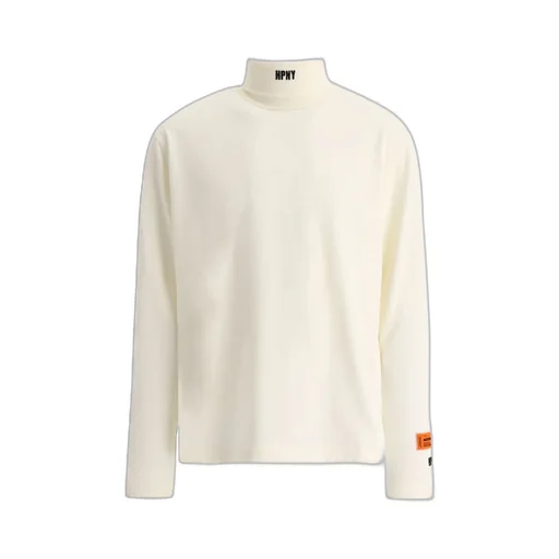 Logo Embroidered Roll Neck T-Shirt