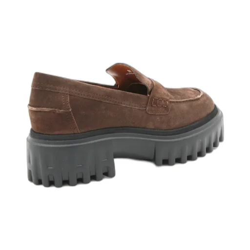 Platform Suede Loafers