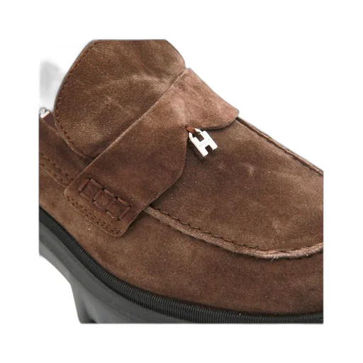 Platform Suede Loafers