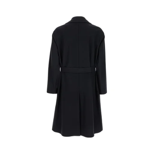 Button-Up Belted Coat