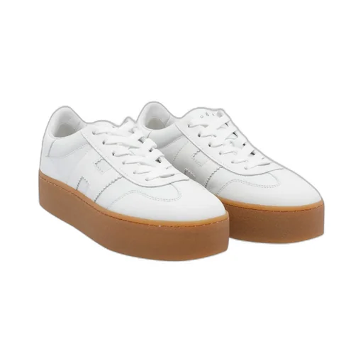 Heeled Lace-Up Sneakers