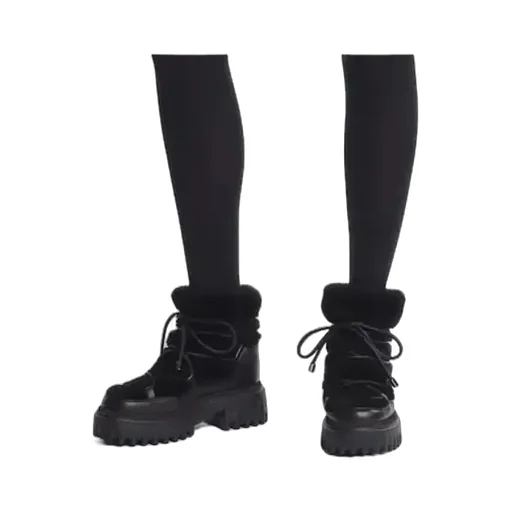 Fur-Trimmed Boots